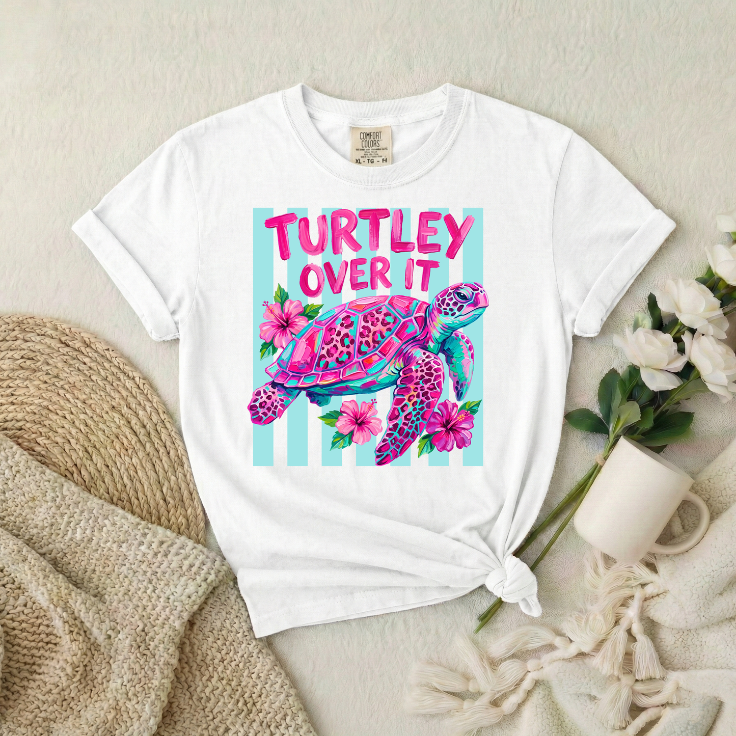 Turtley Over It (Blue)