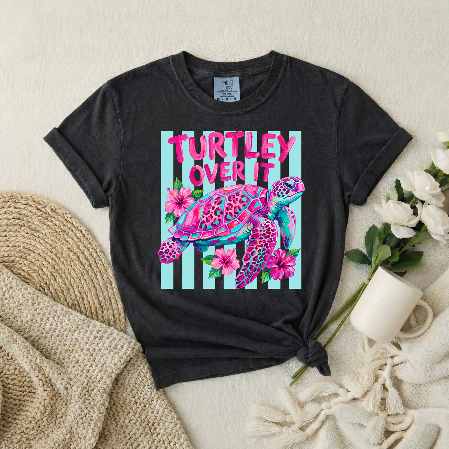 Turtley Over It (Blue)