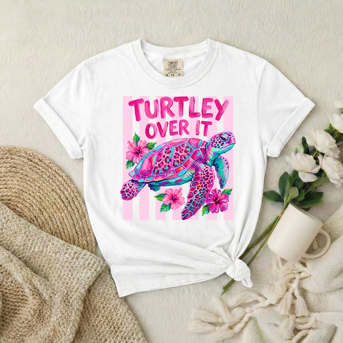 Turtley Over It (Pink)