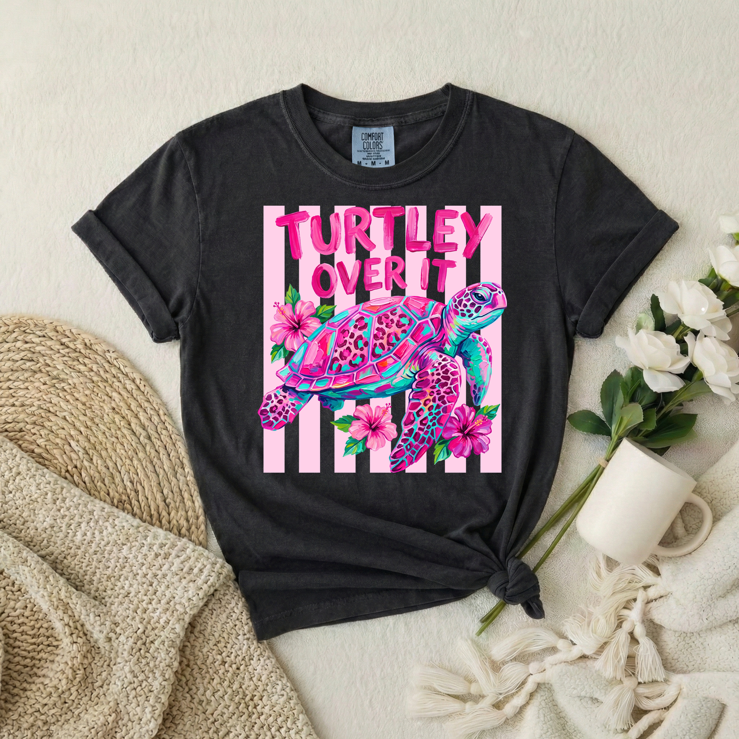 Turtley Over It (Pink)