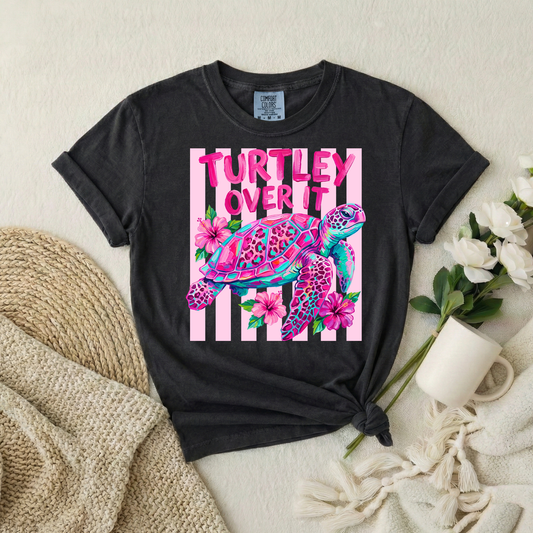 Turtley Over It (Pink)