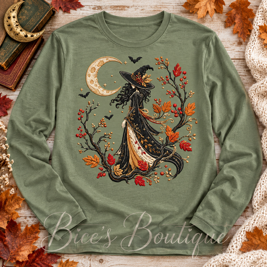 Autumn Moon Witch Long Sleeve