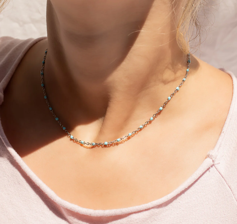 Turquoise Chain Necklace