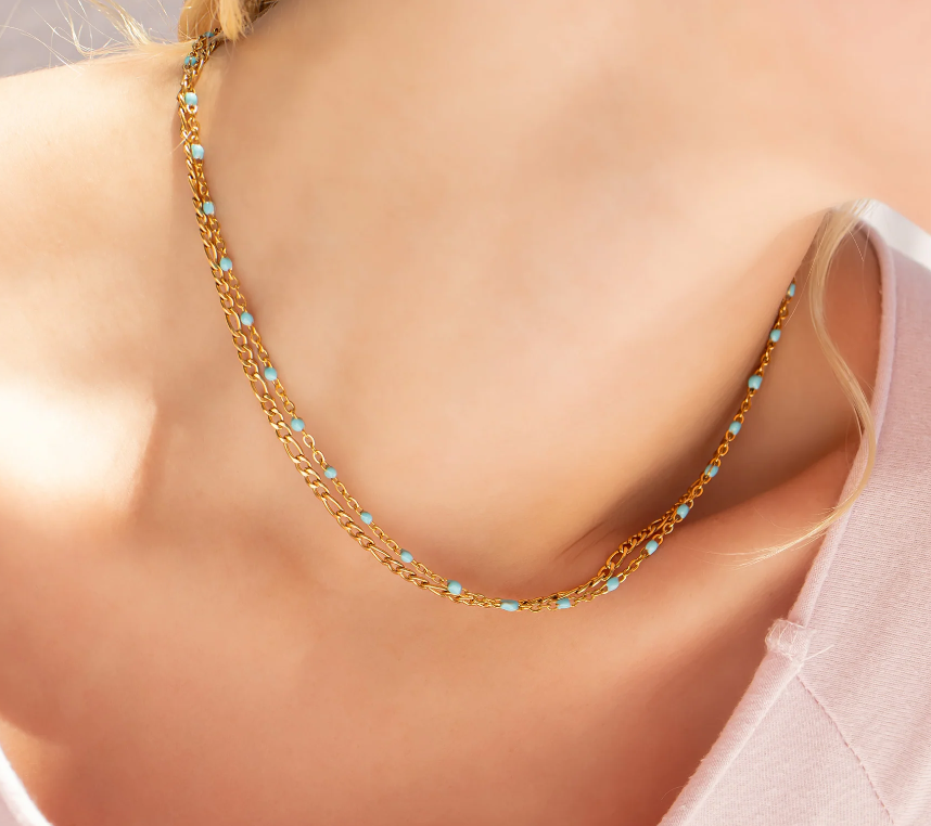 Turquoise Chain Necklace