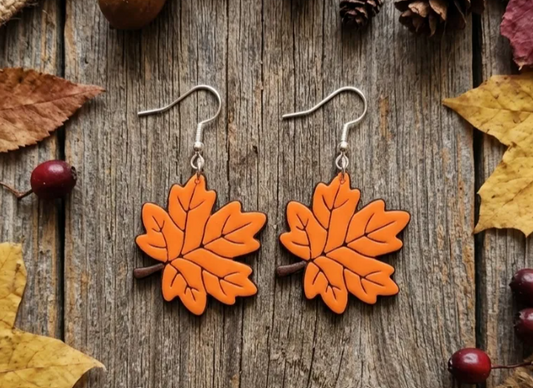 Autumn Maple Leaf Earrings