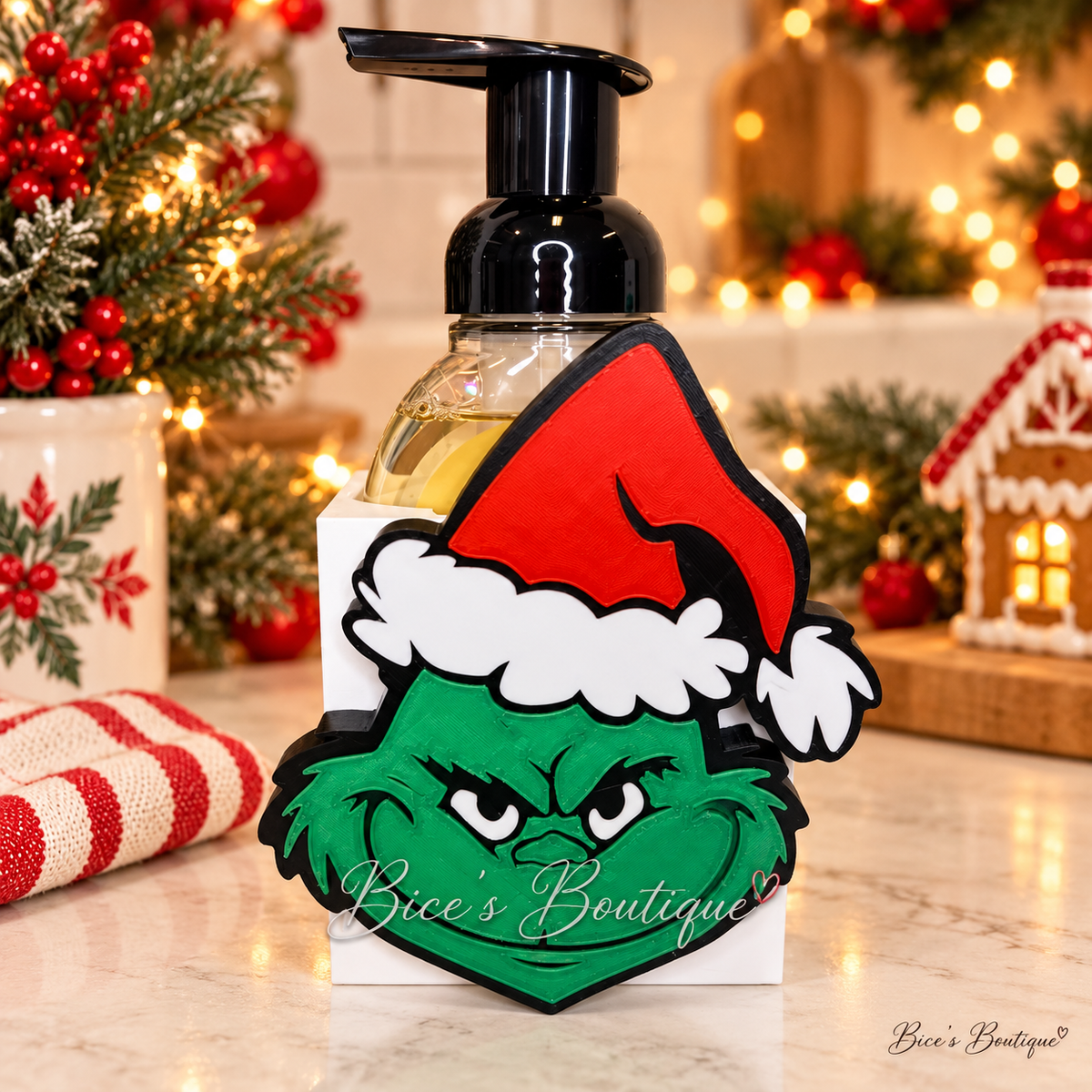 Mischievous Green Holiday Face Interchangeable Faceplate