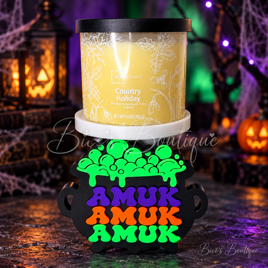 Amuk Bubbling Cauldron Interchangeable Halloween Faceplate