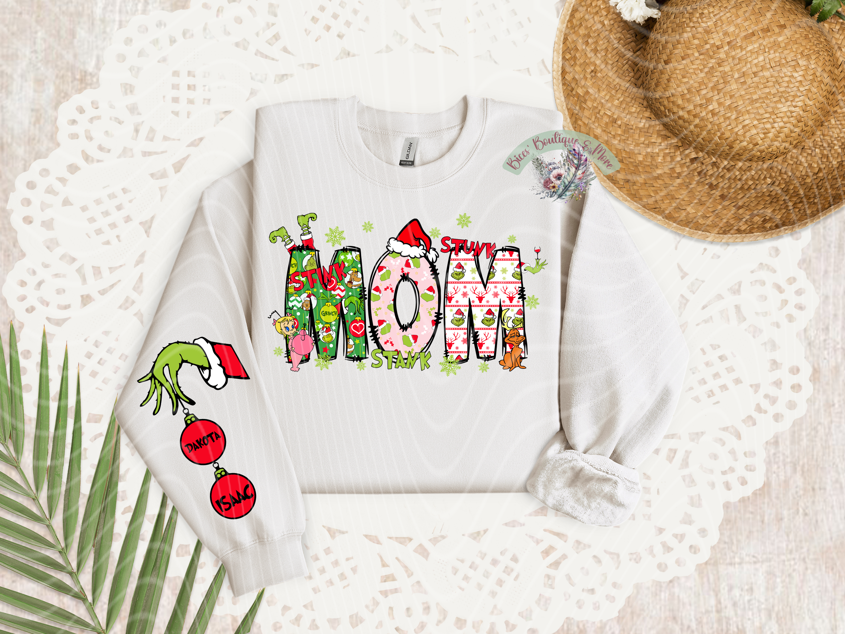 Stinky Holiday Personalized Sweatshirt – Funny Christmas Graphic Pullover
