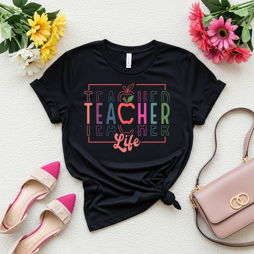 Teacher Life Graphic Tee