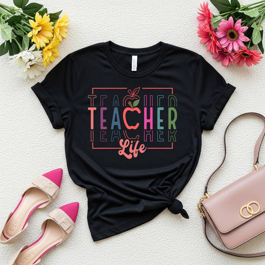 Teacher Life Graphic Tee