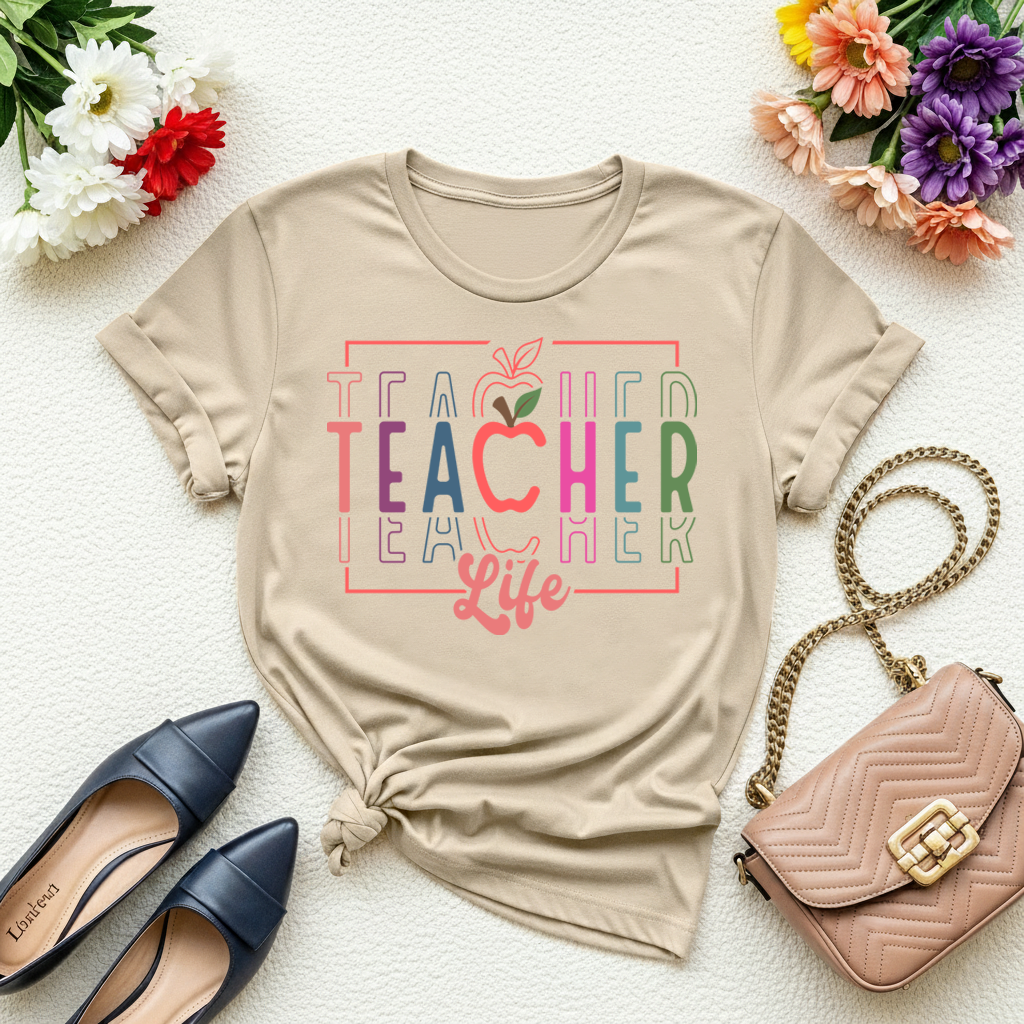 Teacher Life Graphic Tee