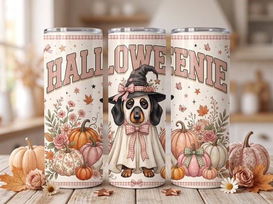 HalloWeenie 20oz Tumbler – Cute Dachshund Halloween Tumbler
