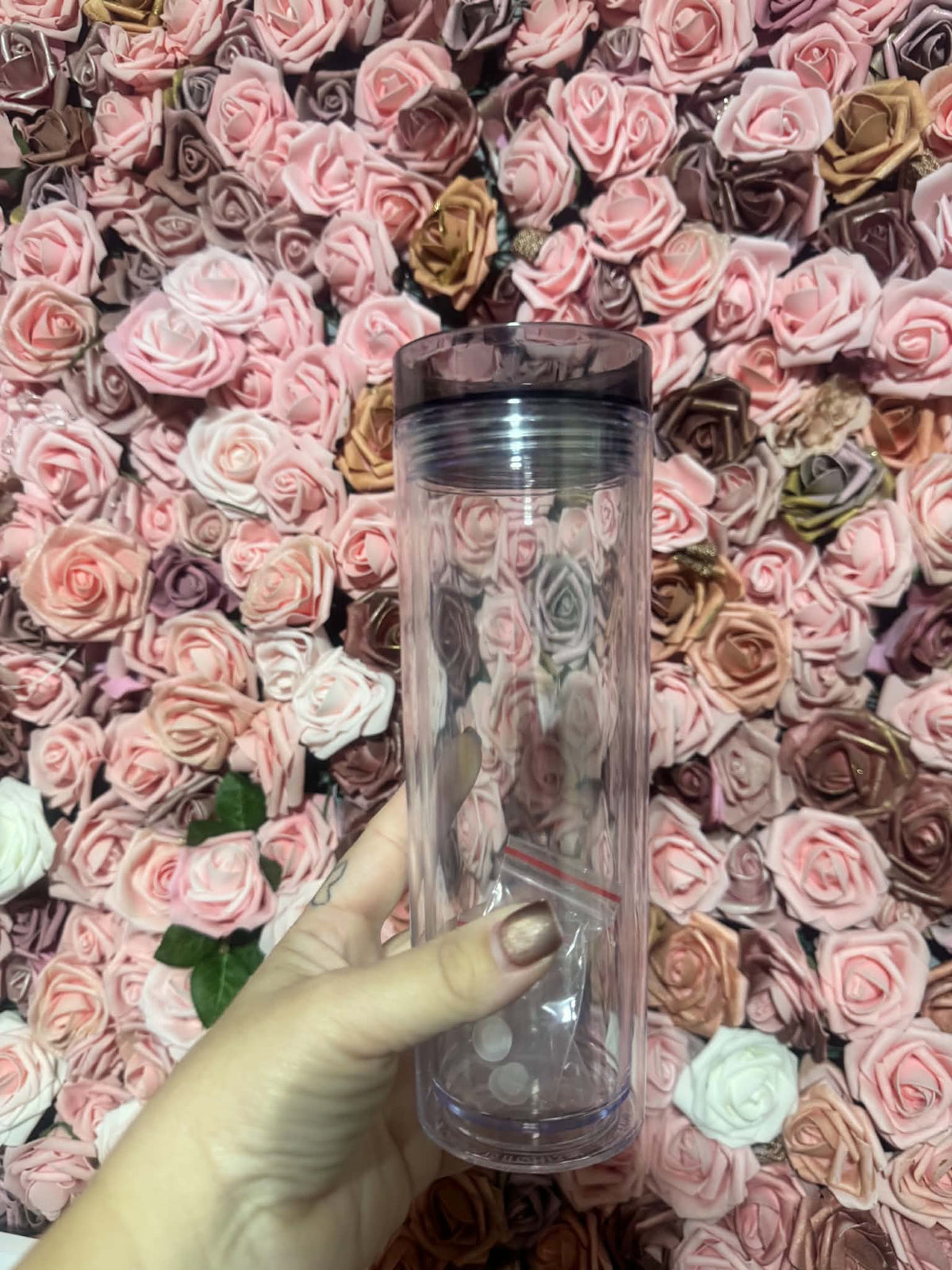 16oz Tall Snowglobe Tumbler