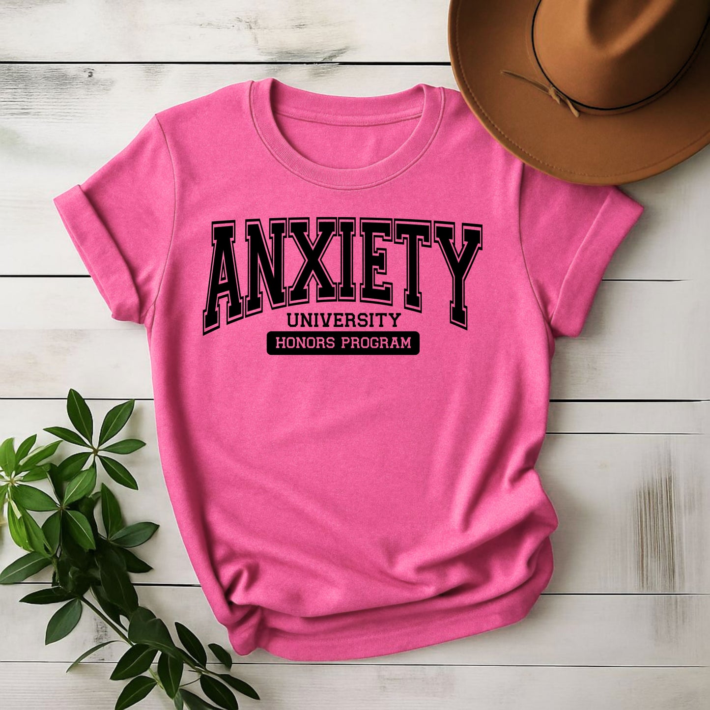 Anxiety University Honors Program Graphic Tee