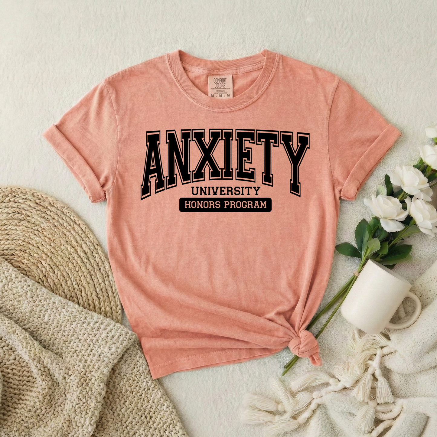 Anxiety University Honors Program Graphic Tee