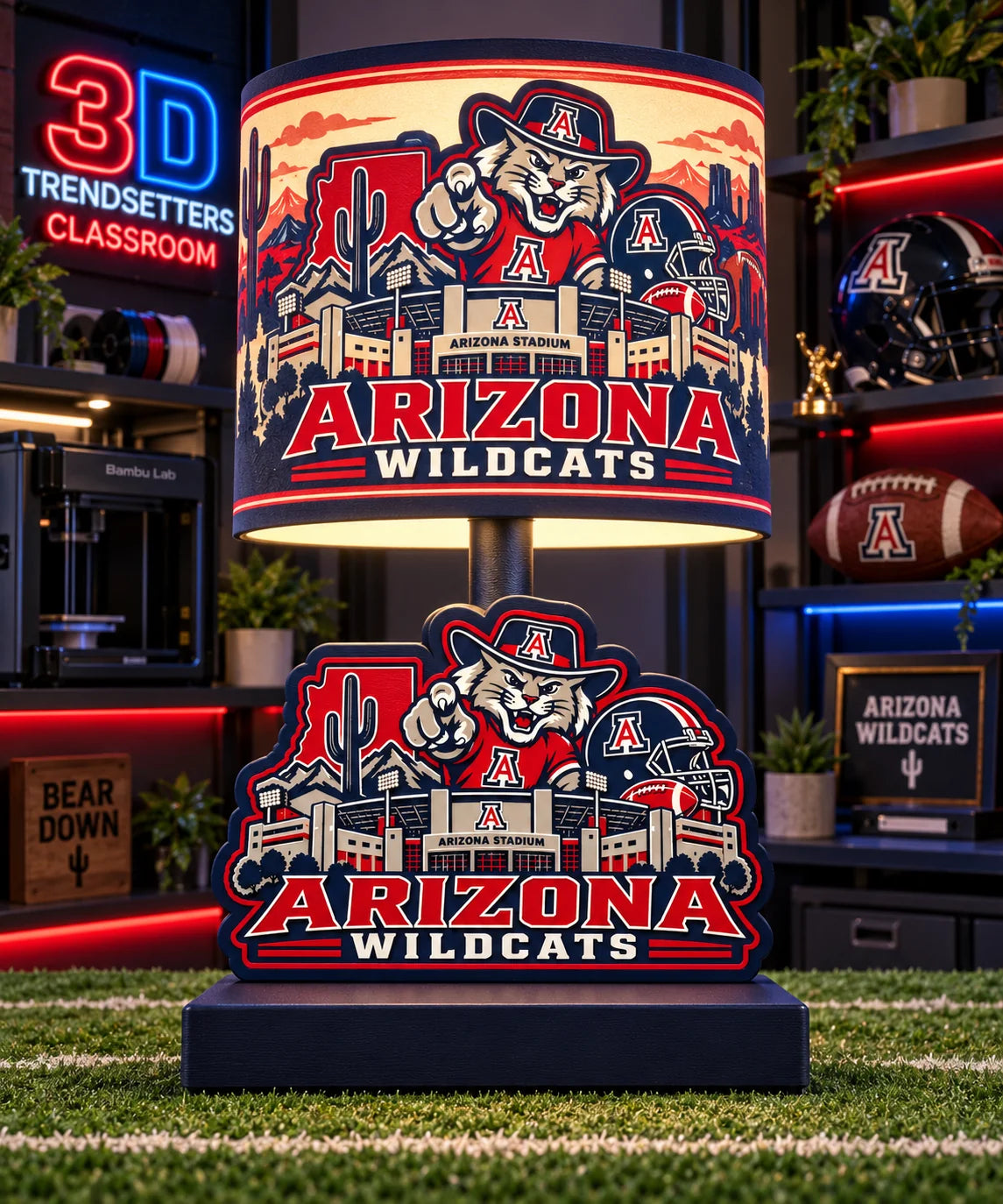 Sports Fan LED Accent Lamp – Multiple Designs Available