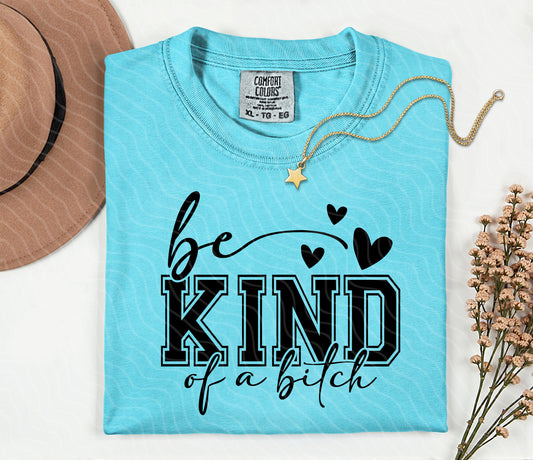Be Kind… Of a Bitch Graphic Tee – Funny Shirt