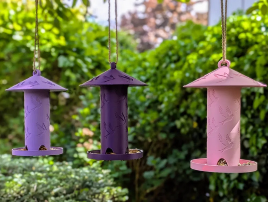 Hummingbird Hanging Seed Feeder – Decorative Outdoor Bird Feeder