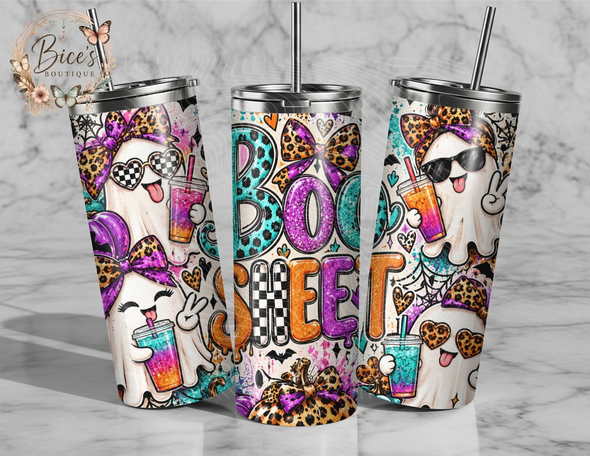 Boo Sheet Loaded Tea 20oz Tumbler – Sassy Halloween Ghost Design