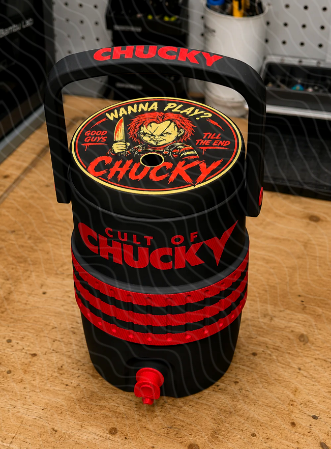 Slasher Horror 12 oz Can Cooler | Retro Horror Movie Can Koozie | Standard Drink Sleeve | Halloween Drink Holder (Copy) (Copy) (Copy) (Copy)