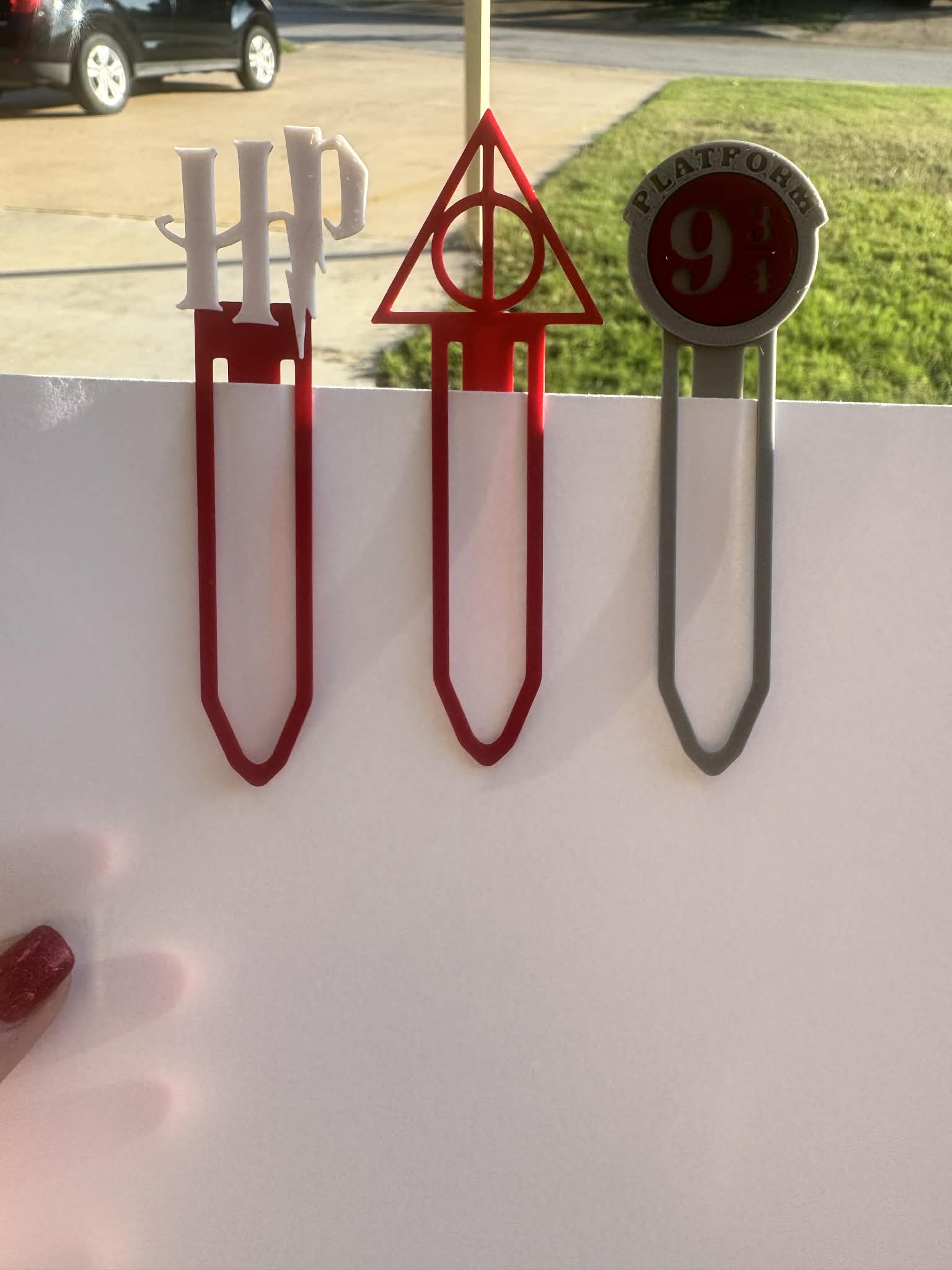 3D Printed Wizard-Inspired Bookmark Set