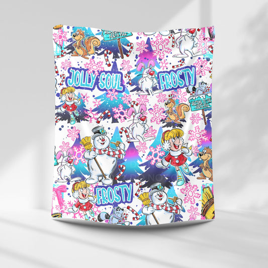 Festive Winter Friends Throw Blanket | Soft 40x50 Holiday Gift Blanket