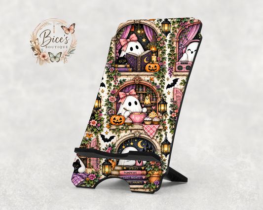 Cozy Ghostie Phone Stand – Cute Halloween Design
