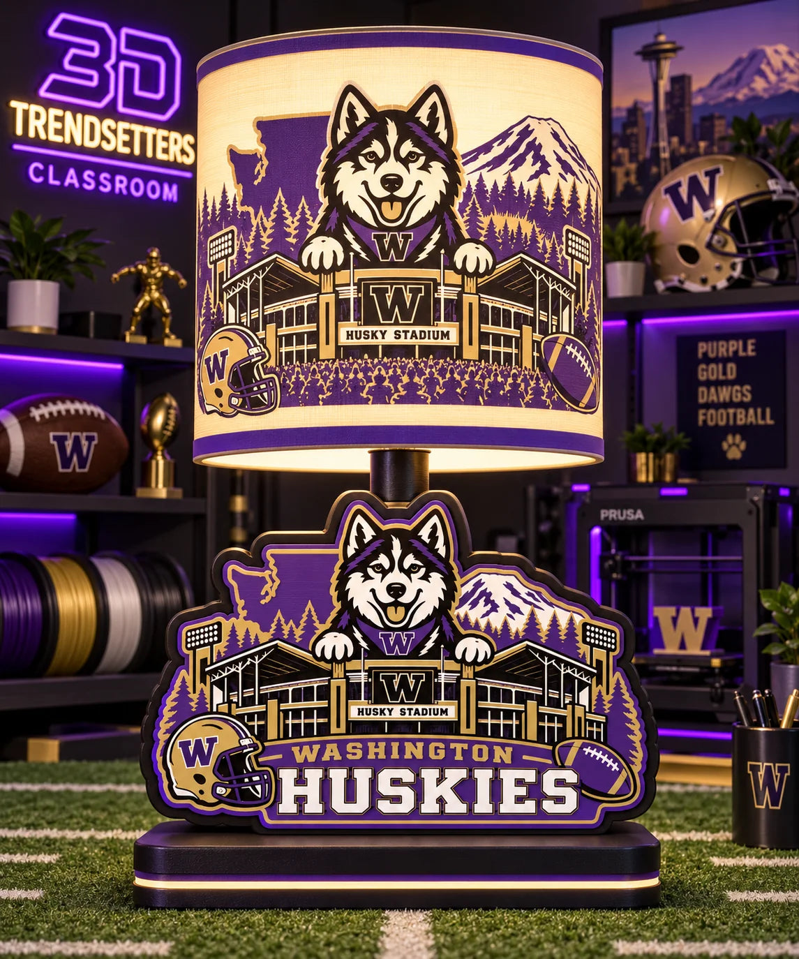 Sports Fan LED Accent Lamp – Multiple Designs Available