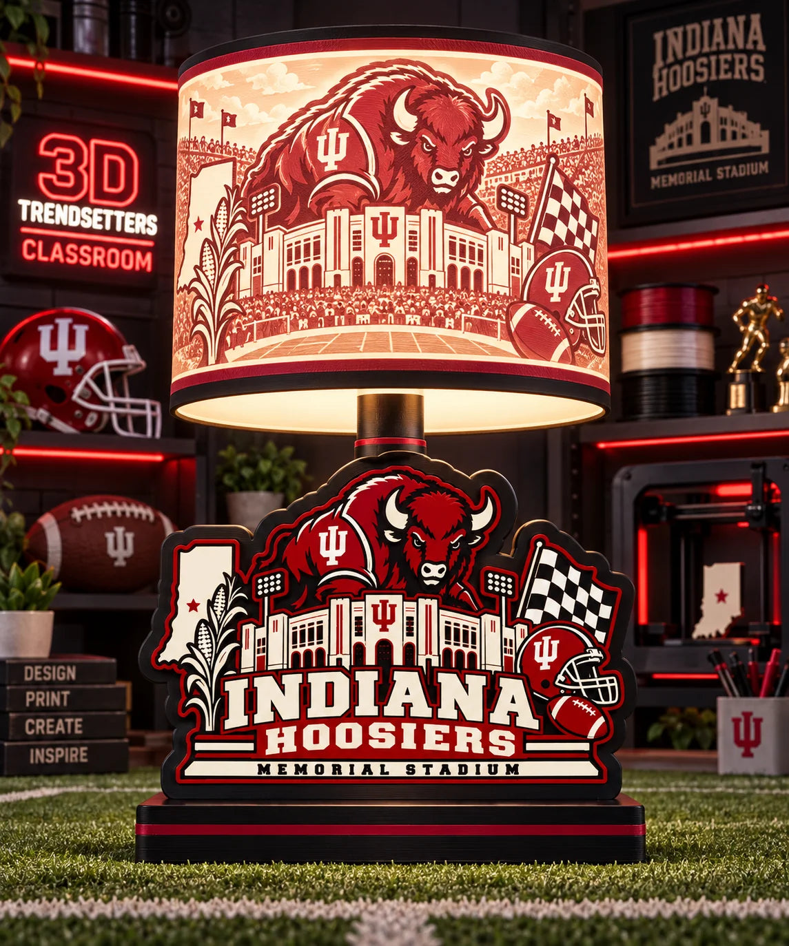 Sports Fan LED Accent Lamp – Multiple Designs Available