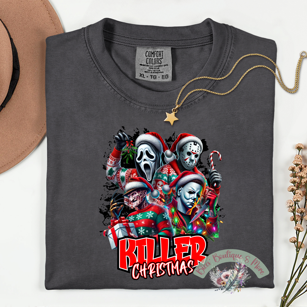 🎅 Killer Christmas Graphic Tee 🔪🎄