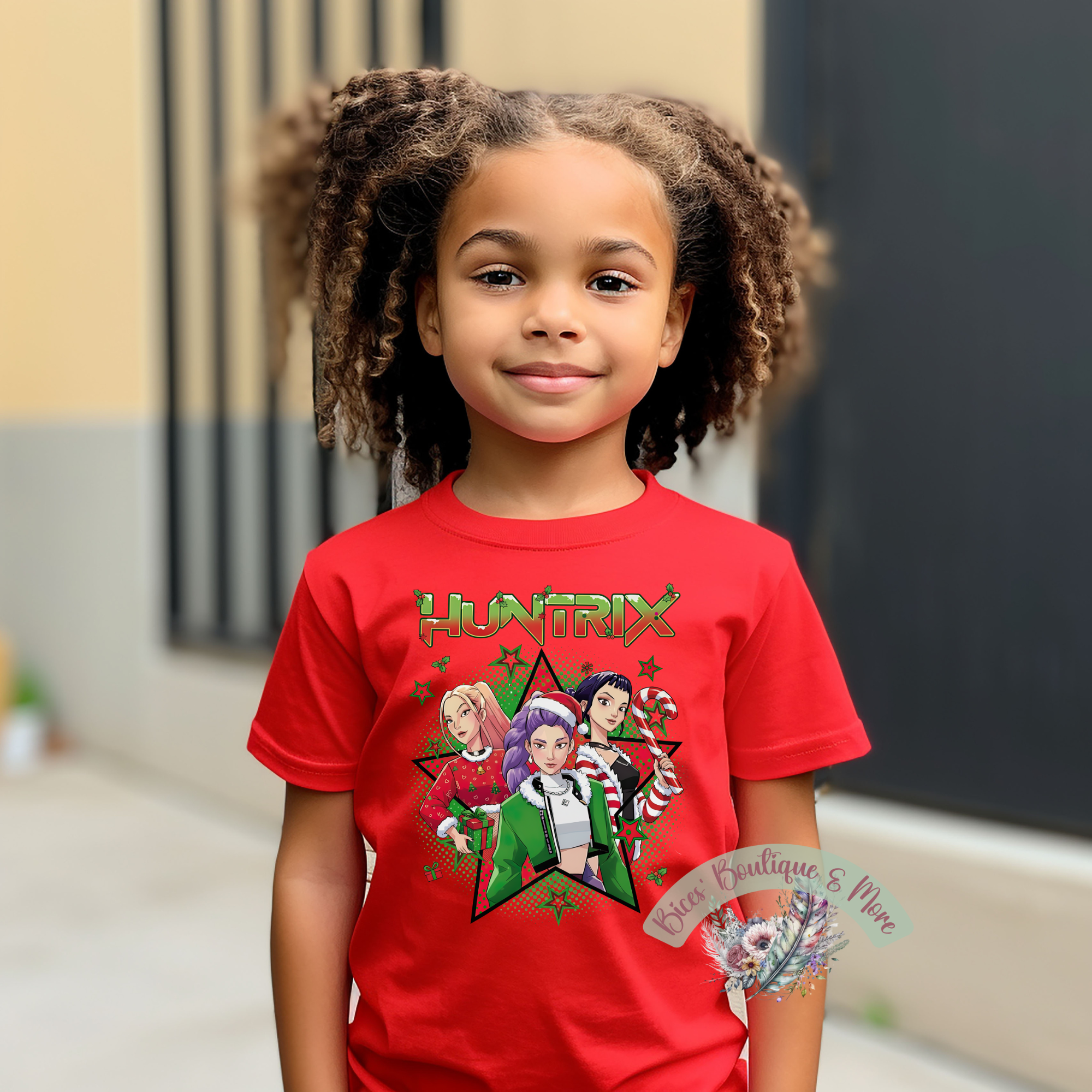 🎄 Festive Pop Girl Squad Tee ✨