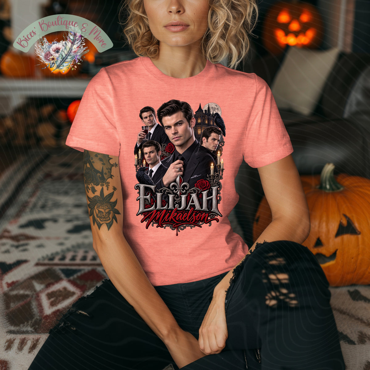 Brooding Vampire Inspired Graphic Tee
