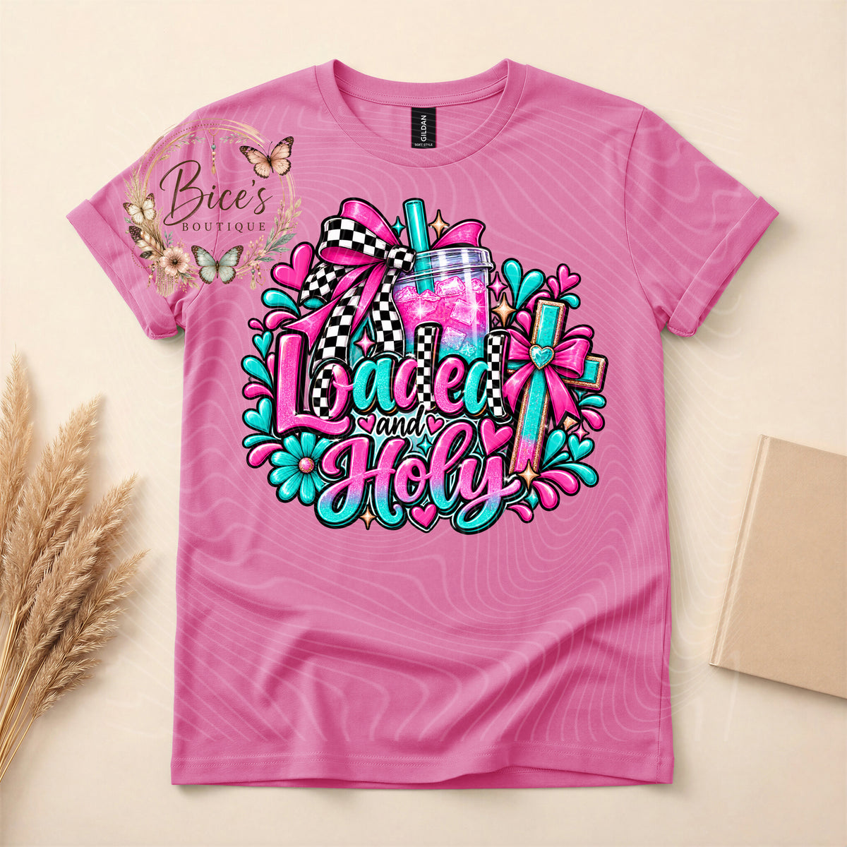 Loaded & Holy T-Shirt – Faith Based Loaded Tea Graphic Tee