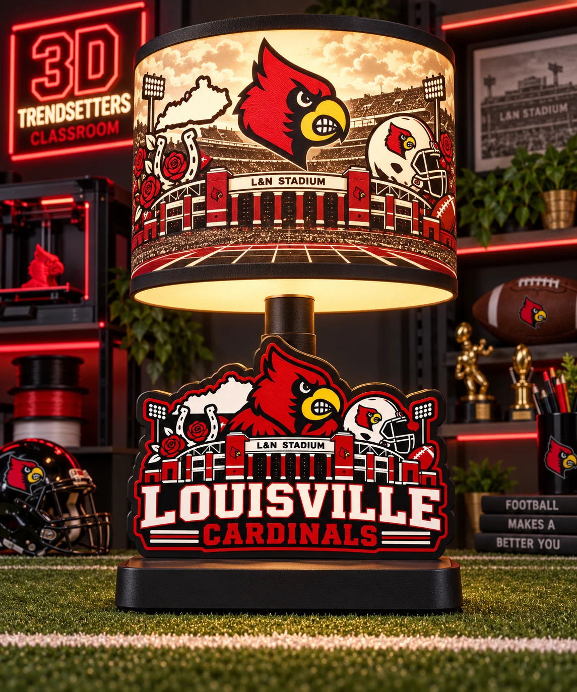 Sports Fan LED Accent Lamp – Multiple Designs Available