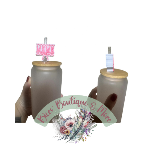 ✨ Pink MAMA Straw Hugger – 3D Printed Cup Accessory