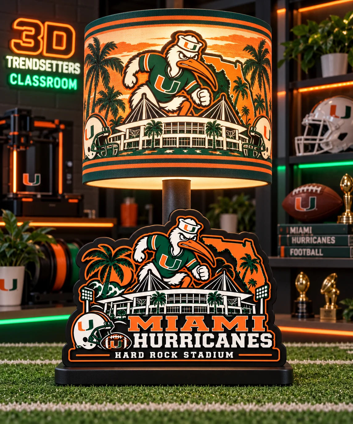 Sports Fan LED Accent Lamp – Multiple Designs Available