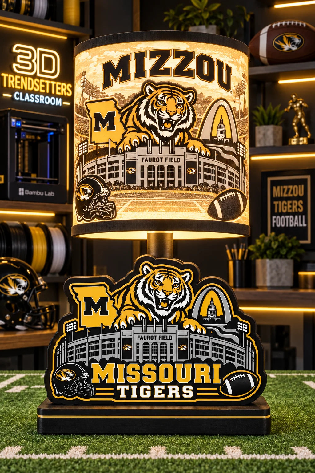 Sports Fan LED Accent Lamp – Multiple Designs Available