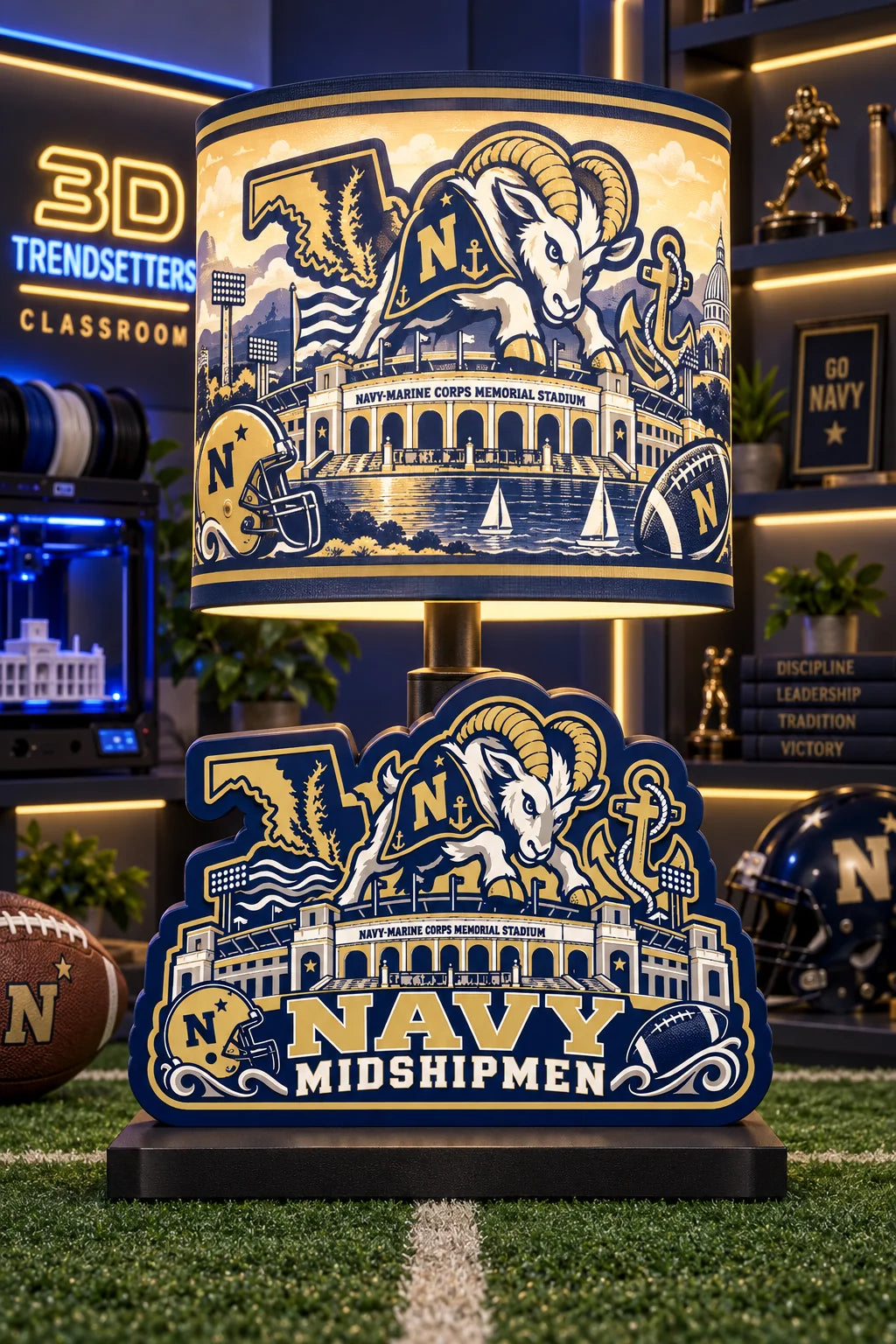 Sports Fan LED Accent Lamp – Multiple Designs Available