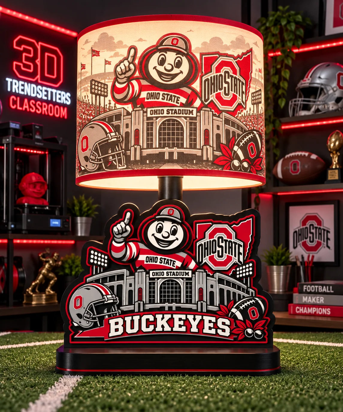 Sports Fan LED Accent Lamp – Multiple Designs Available