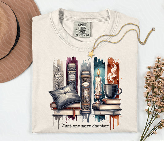 Just One More Chapter Book Lover Graphic Tee