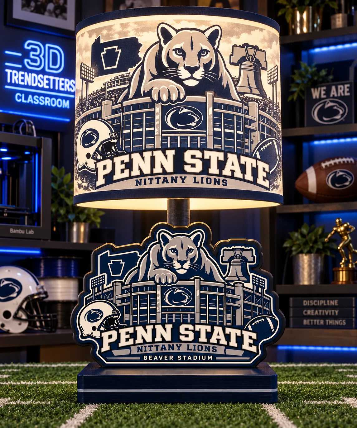Sports Fan LED Accent Lamp – Multiple Designs Available