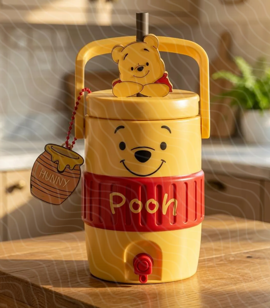 Cute Bear 12 oz Can Cooler | Honey Bear Drink Sleeve | Standard Soda Can Koozie | Woodland Beverage Holder