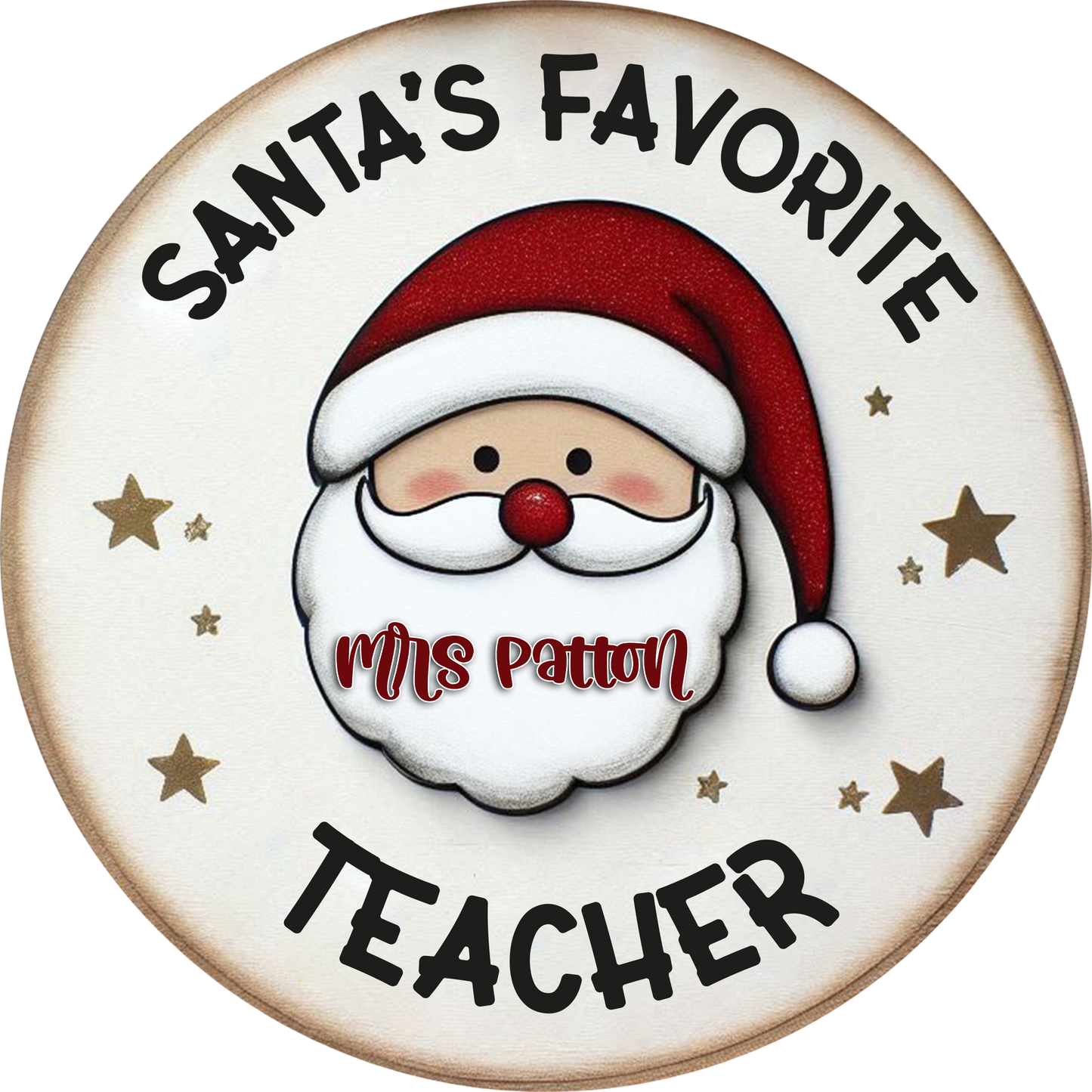 Best Teacher Ever Ornament – Christmas Gift for Teachers, Holiday Appreciation Keepsake