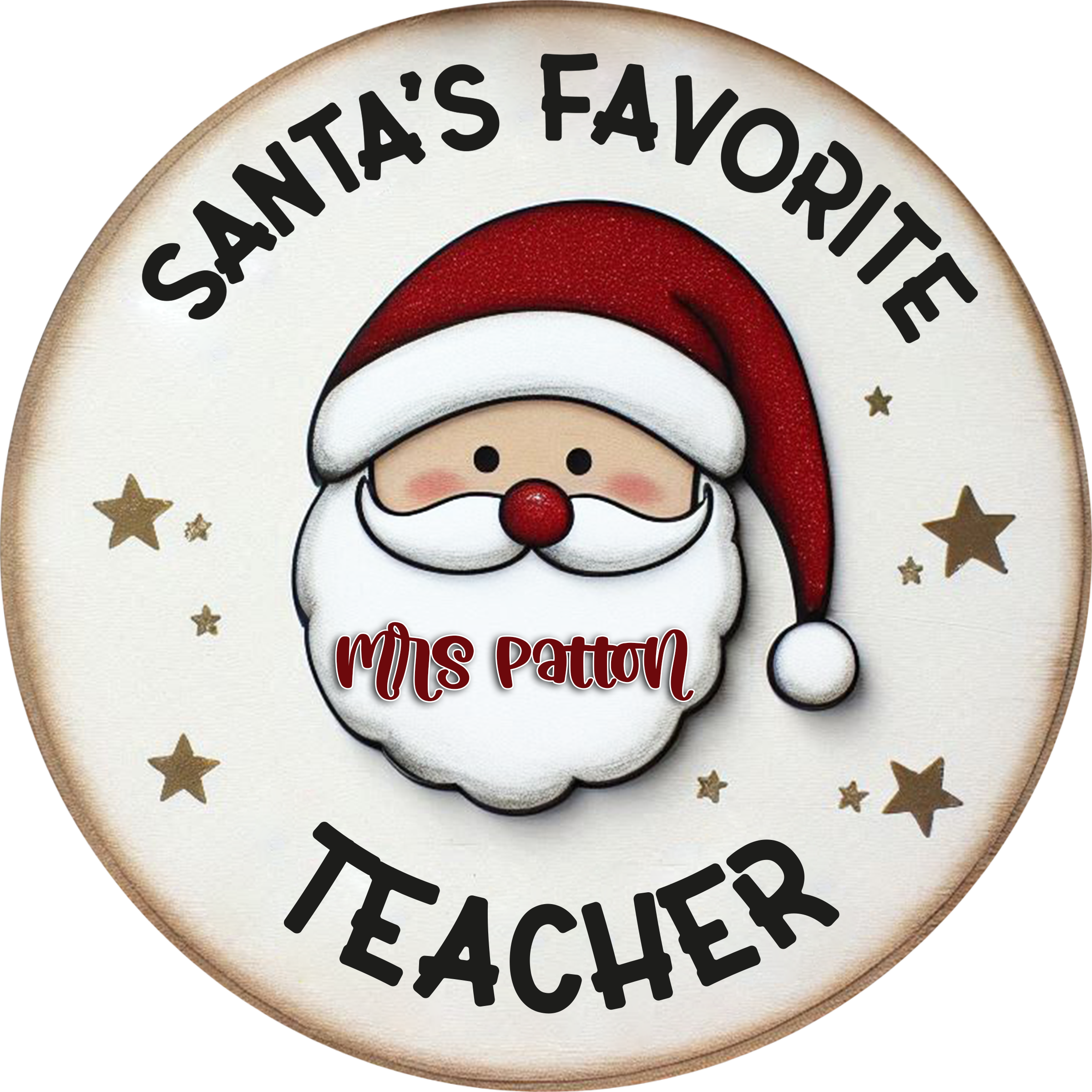 Best Teacher Ever Ornament – Christmas Gift for Teachers, Holiday Appreciation Keepsake