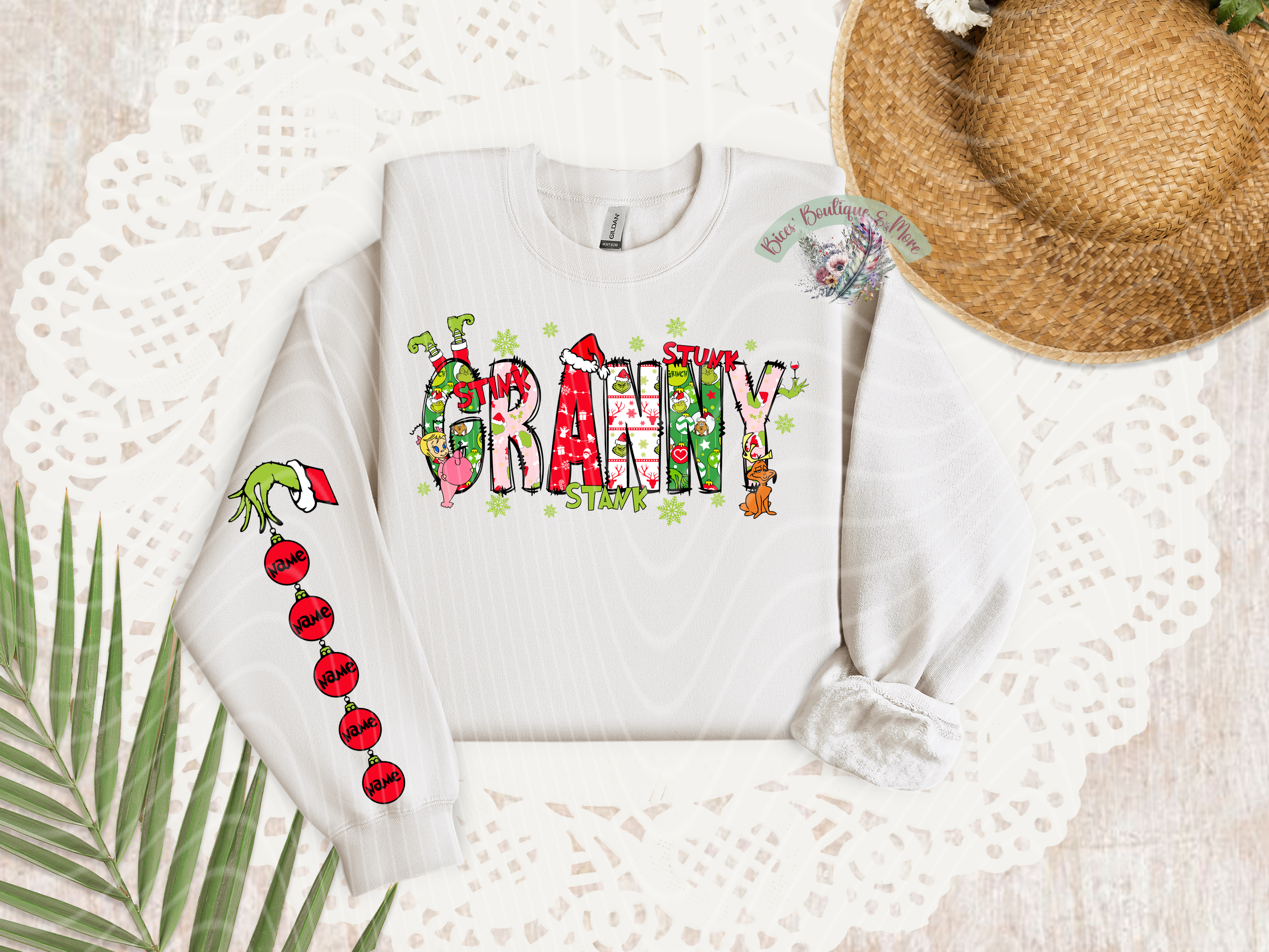 Stinky Holiday Personalized Sweatshirt – Funny Christmas Graphic Pullover
