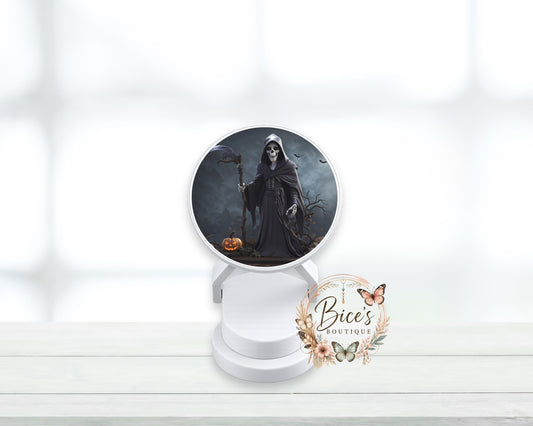 Grim Reaper Halloween Phone Grip – Dark Spooky Design