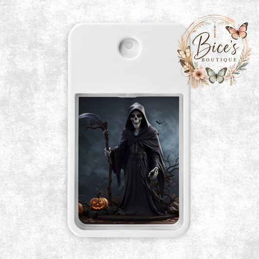 Grim Reaper Hand Sanitizer Spray – Spooky Halloween Design