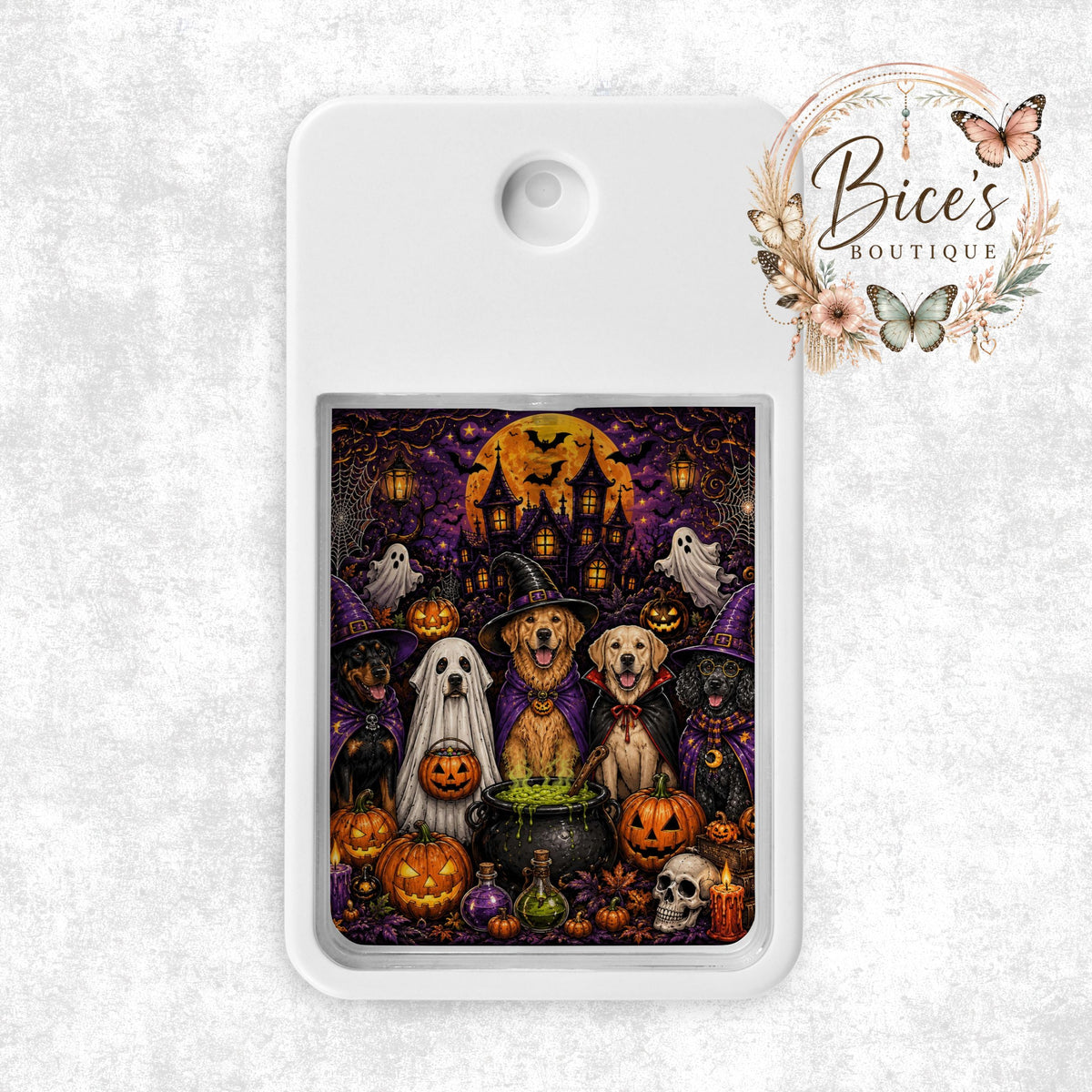 Spooky Dogs Halloween Hand Sanitizer Spray – Haunted Pups