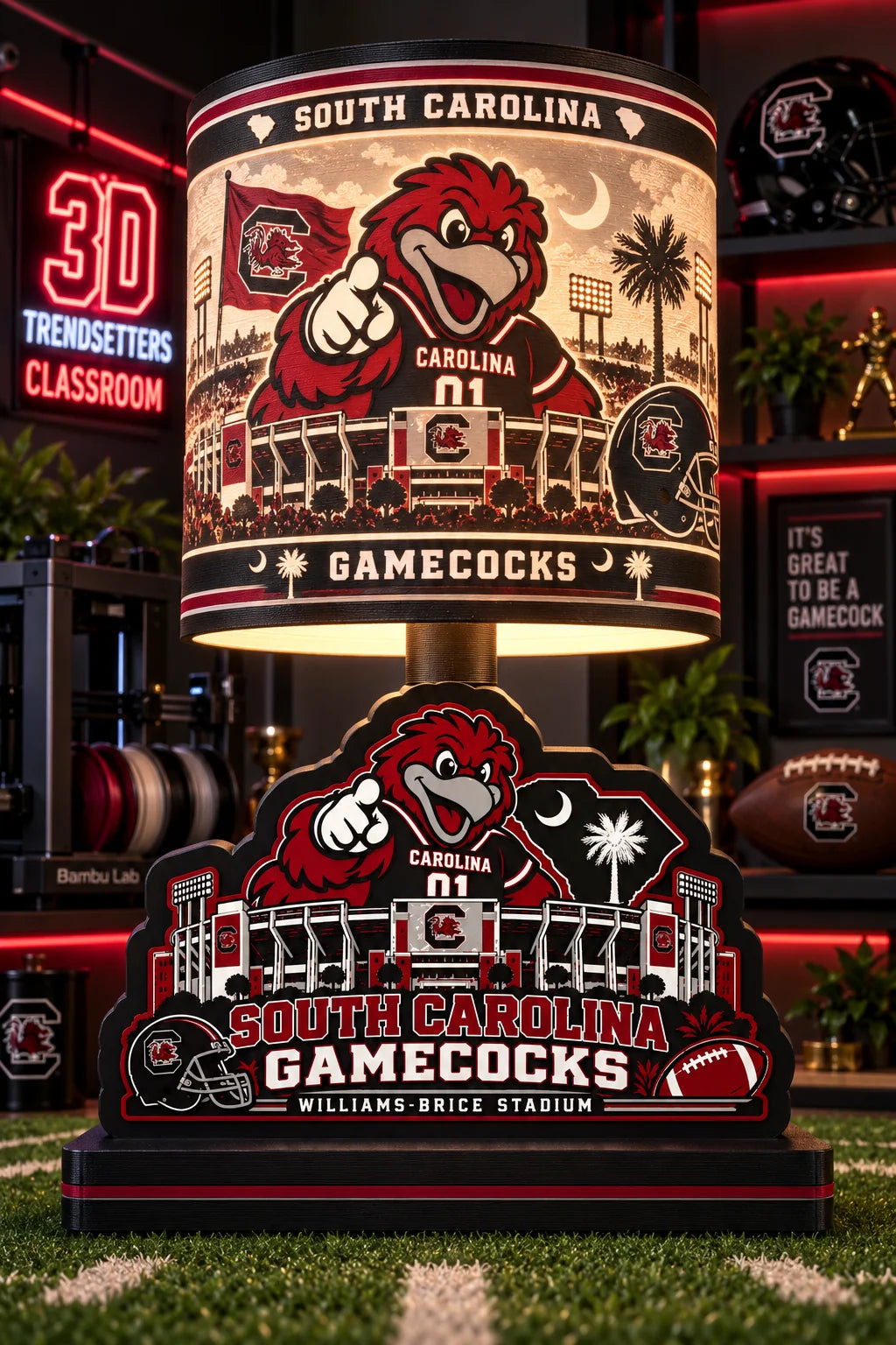 Sports Fan LED Accent Lamp – Multiple Designs Available