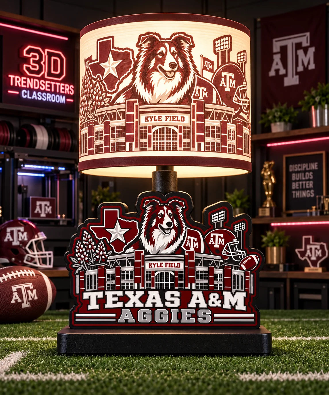 Sports Fan LED Accent Lamp – Multiple Designs Available